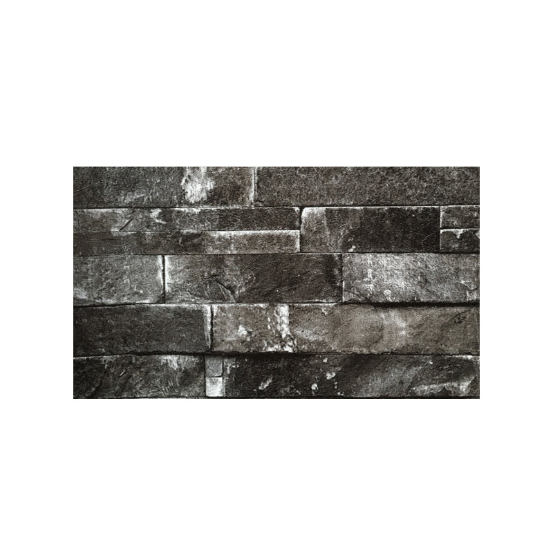 Brick Wallpaper Roll Cyberpunk Moisture Resistant Sitting Room Wall Decor, 57.1-sq ft Clearhalo 'Industrial wall decor' 'Industrial' 'Wallpaper' Wall Decor' 1756994