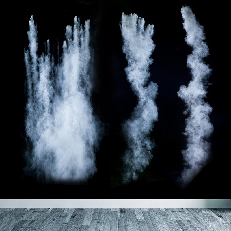 Photography Abstract Burst Print Mural Decal Big Wall Art for Sitting Room, Custom Made White Clearhalo 'Wall Decor' 'Wall Mural' 1759061