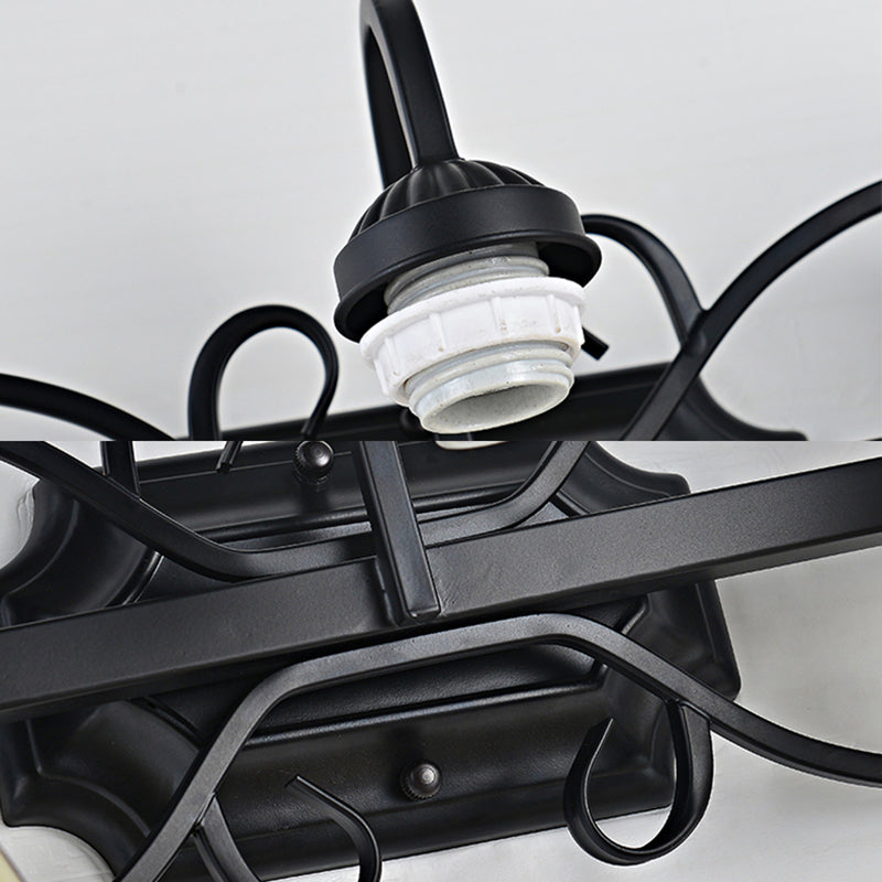 Lodge Leaf Vanity Light 3 Lights Stained Glass Wall Mount Lighting in Beige for Bedroom Lighting Clearhalo 'Industrial' 'Middle century wall lights' 'Tiffany wall lights' 'Tiffany' 'Wall Lamps & Sconces' 'Wall Lights' Lighting' 176089