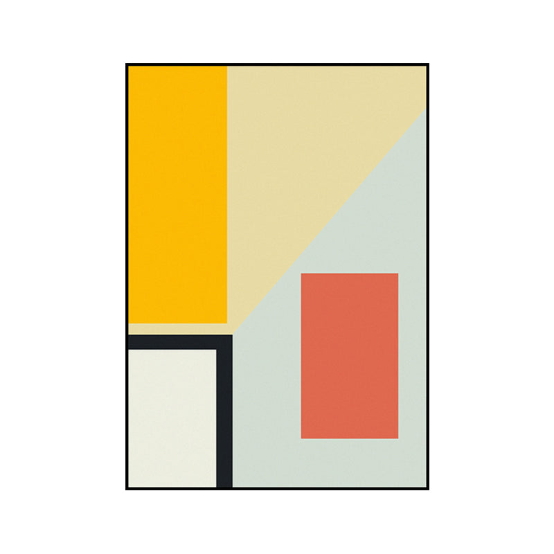 Textured Geometrical Wall Decor Canvas Print Minimalistic Wall Art for Dining Room Clearhalo 'Art Gallery' 'Canvas Art' 'Contemporary Art Gallery' 'Modern' Arts' 1764397