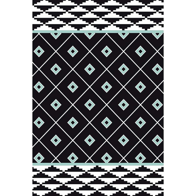 Southwestern Tribal Geometric Pattern Rug Multicolor Polyester Rug Washable Pet Friendly Anti-Slip Carpet for Living Room Clearhalo 'Area Rug' 'Rugs' 'Southwestern' Rug' 1767012
