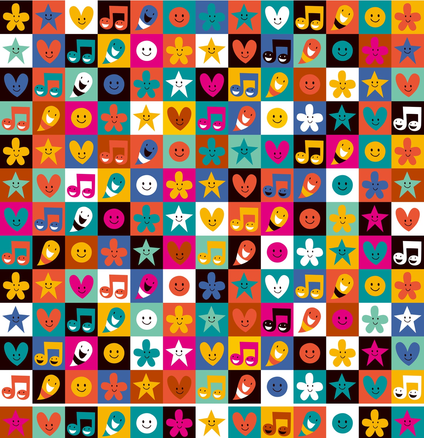 Cartoon Patterned Mural Wallpaper Non-Woven Washable Multicolored Art for Kids Bedroom Rose Red Clearhalo 'Wall Decor' 'Wall Mural' 1807213