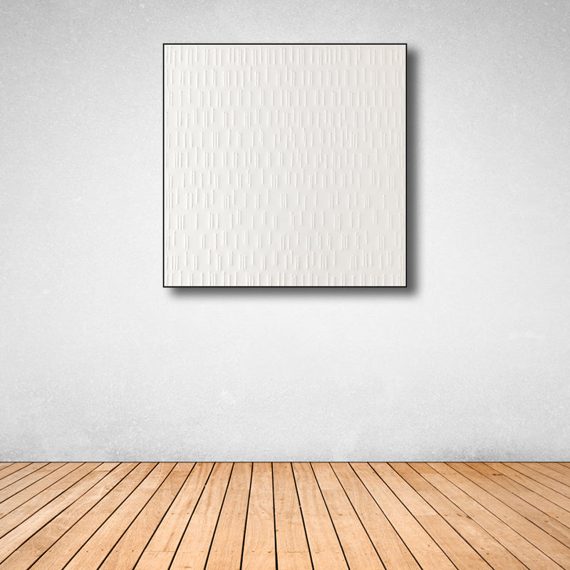 Abstract Art Print Textured Scandinavian House Interior Wall Decor in Light Color White Clearhalo 'Arts' 'Canvas Art' 1808701