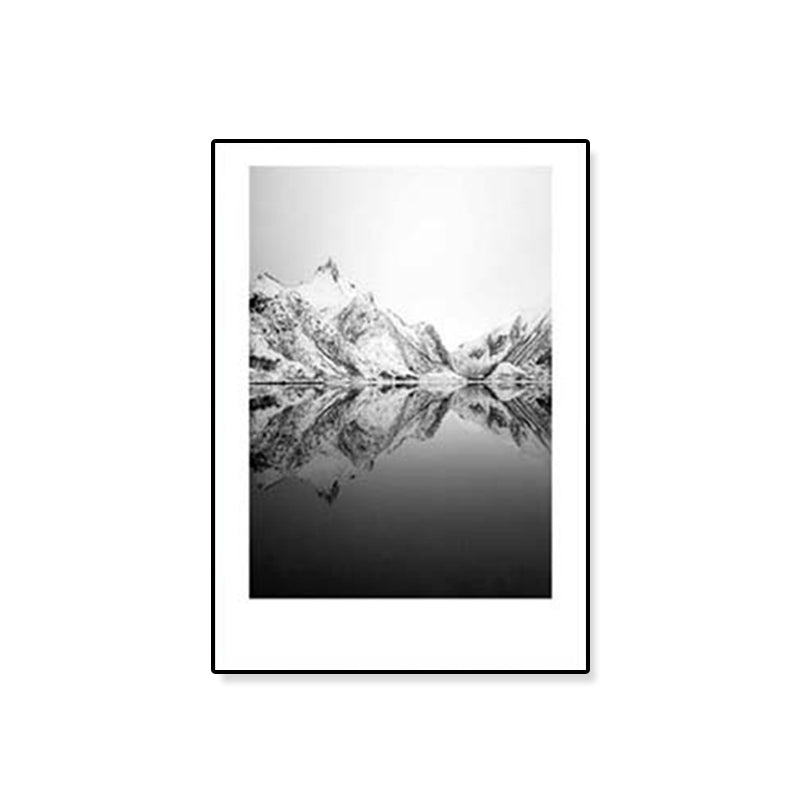 Tropical Rocky Bay Seascape Canvas Print Dark Color Textured Wall Art for Living Room Clearhalo 'Art Gallery' 'Canvas Art' 'Coastal Art Gallery' 'Tropical' Arts' 1810199