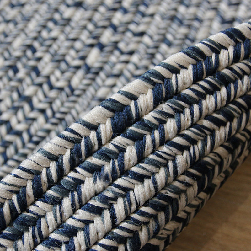 Countryside Solid Color Rug Blue Polypropylene Rug Non-Slip Backing Washable Pet Friendly Carpet for Home Clearhalo 'Area Rug' 'Rug' 1810554