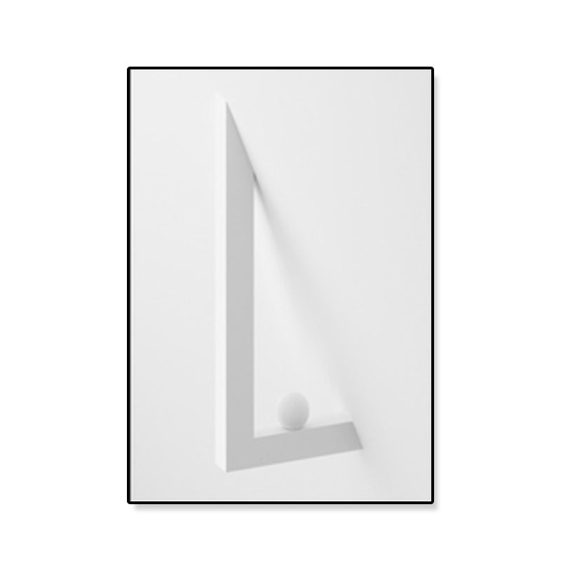 Geometric Pattern Wall Decor Children's Art Textured Canvas in Pastel Color for Family Room Clearhalo 'Art Gallery' 'Canvas Art' 'Kids' Arts' 1859506