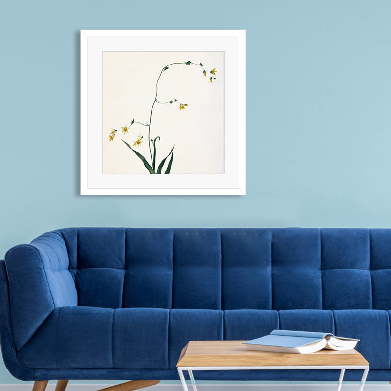 Floral Printed Wrapped Canvas Country Style Blossom Wall Art Decor in Pastel Color Clearhalo 'Art Gallery' 'Canvas Art' 'Country Art Gallery' 'French Country' 'Rustic' Arts' 1862499