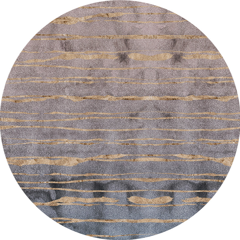 Grey Abstract Area Rug Polypropylene Shabby Chic Rug Washable Anti-Slip Backing Rug for Living Room Clearhalo 'Area Rug' 'Rugs' 'Shabby Chic' Rug' 1870803