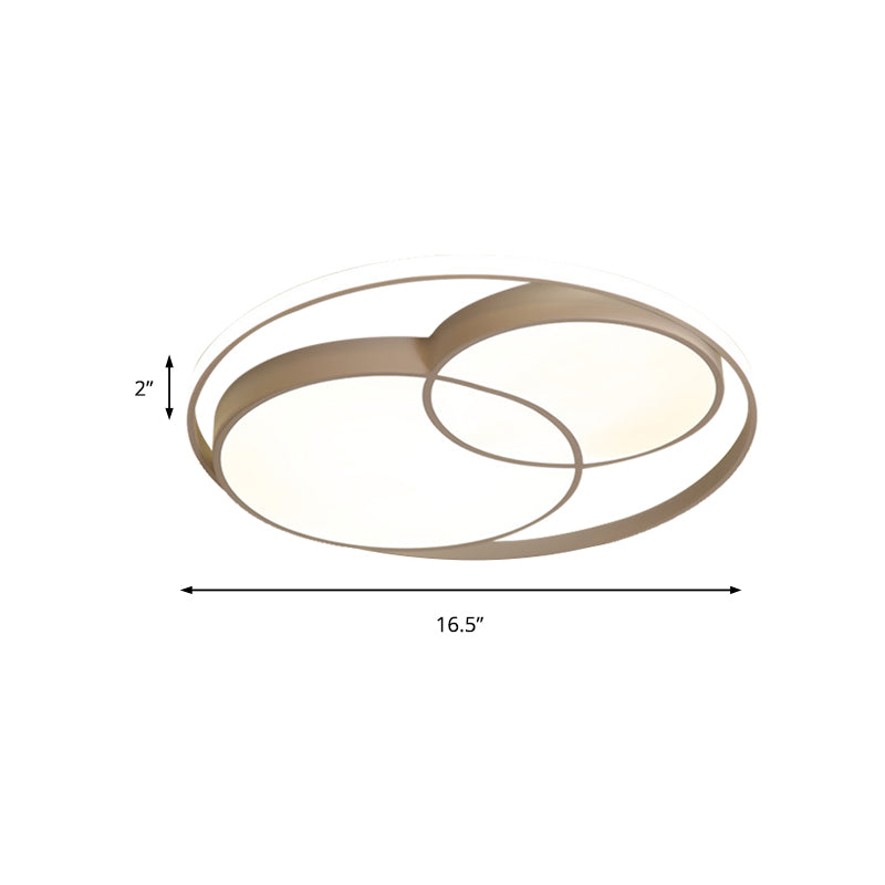 Acrylic Snowman Ceiling Light Modern Lovely Flush Mount Light for Study Room Kitchen Clearhalo 'Ceiling Lights' 'Close To Ceiling Lights' 'Close to ceiling' 'Flush mount' Lighting' 188472