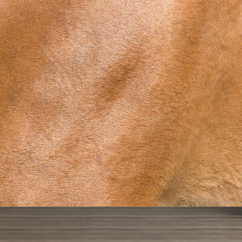 Modern Animal Print Wallpaper Mural Dark Color Living Room Wall Art, Made to Measure Brown Clearhalo 'Wall Decor' 'Wall Mural' 1895718