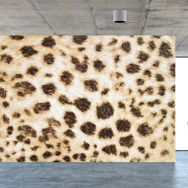 Photographic Animal Fur Print Mural Full Size Wall Decor for Boys Room, Custom Made Light Brown Clearhalo 'Wall Decor' 'Wall Mural' 1895828