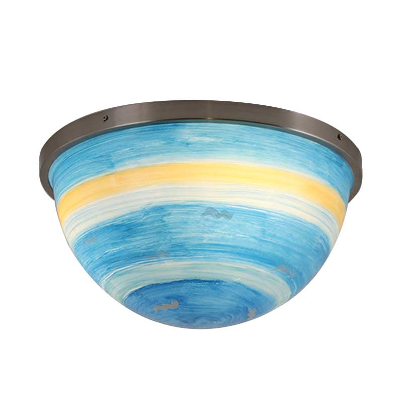 Bedroom Bowl Flush Ceiling Light Fixture Acrylic Contemporary Flush Mount Ceiling Light Clearhalo 'Ceiling Lights' 'Close To Ceiling Lights' 'Close to ceiling' 'Flush mount' Lighting' 192624