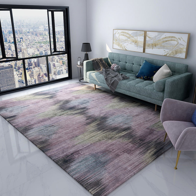 Dark Cyberpunk Style Rug Polypropylene Tie Dye Printed Abstract Rug Non-Slip Backing Washable Carpet for Room Pink Clearhalo 'Area Rug' 'Rug' 1927960