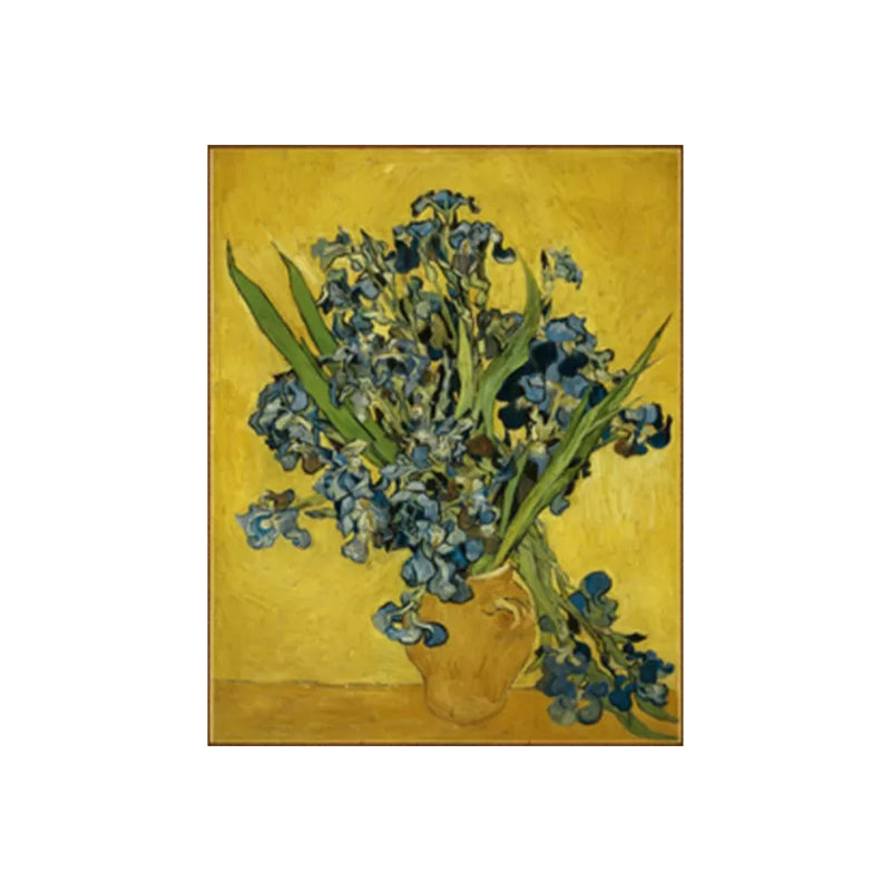 Rustic Potting Painting Girls Bedroom Paintings Flower Wall Art Print in Soft Color Clearhalo 'Art Gallery' 'Canvas Art' 'Country Art Gallery' 'French Country' 'Rustic' Arts' 1928371