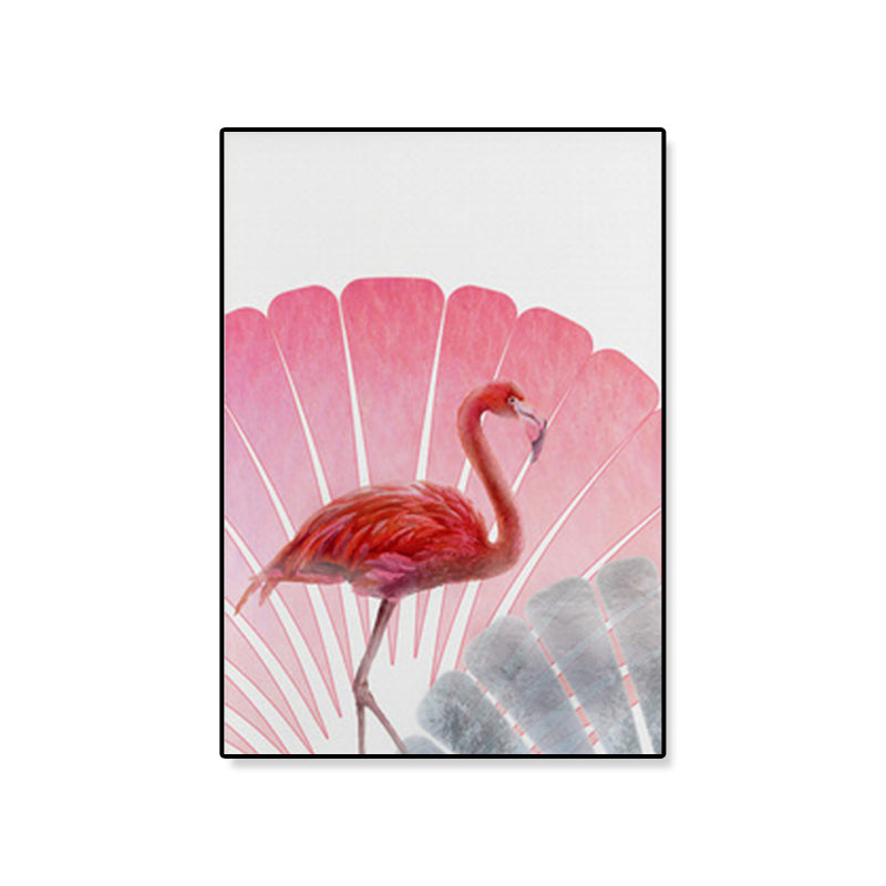 Childrens Art Illustration Animal Canvas Soft Color Bedroom Wall Art Decor, Textured Clearhalo 'Art Gallery' 'Canvas Art' 'Kids' Arts' 1932859