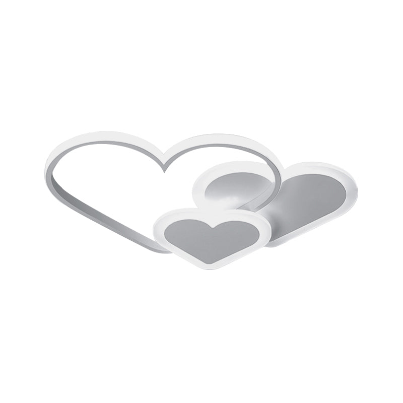 Modern Stylish Loving Heart Ceiling Mount Light Acrylic LED Flush Light for Kindergarten Clearhalo 'Ceiling Lights' 'Close To Ceiling Lights' 'Close to ceiling' 'Flush mount' Lighting' 201510