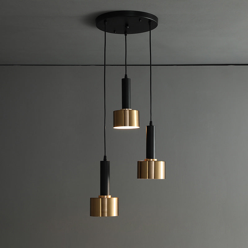 Brass Grenade Shaped Ceiling Light Simplicity 3 Heads Metallic Suspension Light Fixture Clearhalo 'Ceiling Lights' 'Modern Pendants' 'Modern' 'Pendant Lights' 'Pendants' Lighting' 2121260