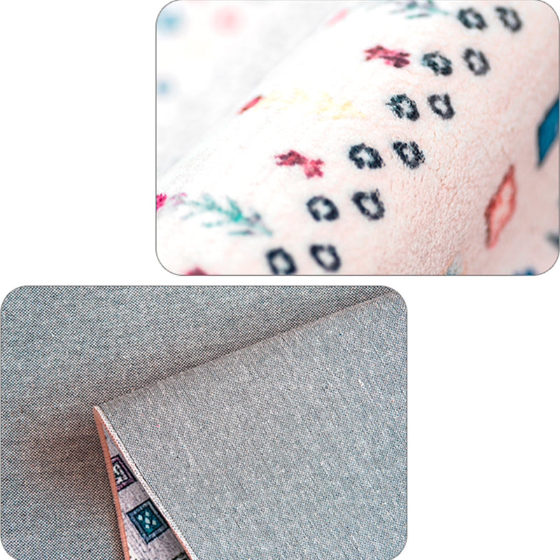 Moroccan Home Area Rug Multi-Colored Pattern Carpet Polypropylene Pet-Friendly Machine Wash Rug Clearhalo 'Area Rug' 'Moroccan' 'Rugs' Rug' 2141314