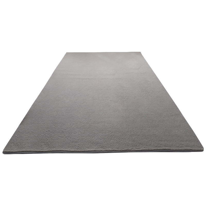 Casual Plain Rug Multi-Color Artificial Wool Carpet Washable Anti-Slip Rug for Great Room Clearhalo 'Area Rug' 'Casual' 'Rugs' Rug' 2171315