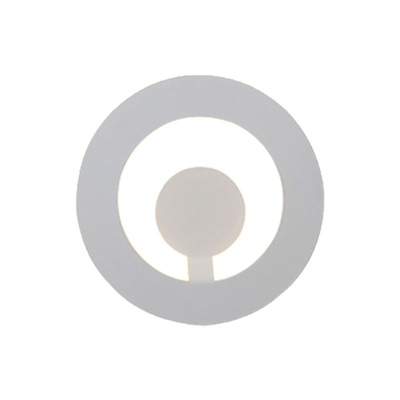 Black/White Super Thin Wall Sconce Light Modern Acrylic Living Room Wall Lighting Fixture, Warm/White Light Clearhalo 'Modern wall lights' 'Modern' 'Wall Lamps & Sconces' 'Wall Lights' Lighting' 219936