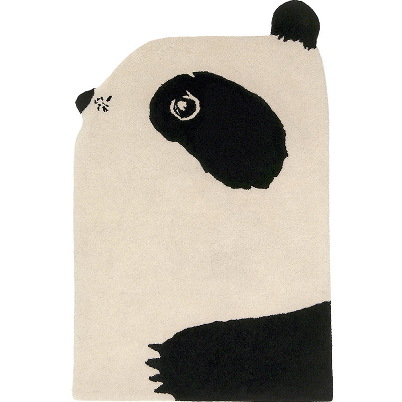 Cute Cartoon Animal Patterned Rug Multi-Color Cotton Blend Rug Anti-Slip Backing Carpet for Childrens Bedroom Khaki 2'7" x 4'11" Clearhalo 'Area Rug' 'Rug' 2208048