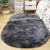 Multi-Color Living Room Rug Nordic Plain Area Carpet Faux Wool Non-Slip Backing Easy Care Rug Dark Gray Clearhalo 'Area Rug' 'Casual' 'Rugs' Rug' 2208313