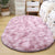 Multi-Color Living Room Rug Nordic Plain Area Carpet Faux Wool Non-Slip Backing Easy Care Rug Purple-Pink Clearhalo 'Area Rug' 'Casual' 'Rugs' Rug' 2208325