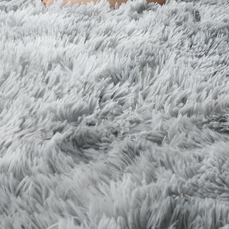 Relaxing Bedroom Rug Multi Colored Tie-Dye Printed Area Rug Faux Fur Anti-Slip Backing Washable Indoor Rug Clearhalo 'Area Rug' 'Casual' 'Rugs' Rug' 2208629