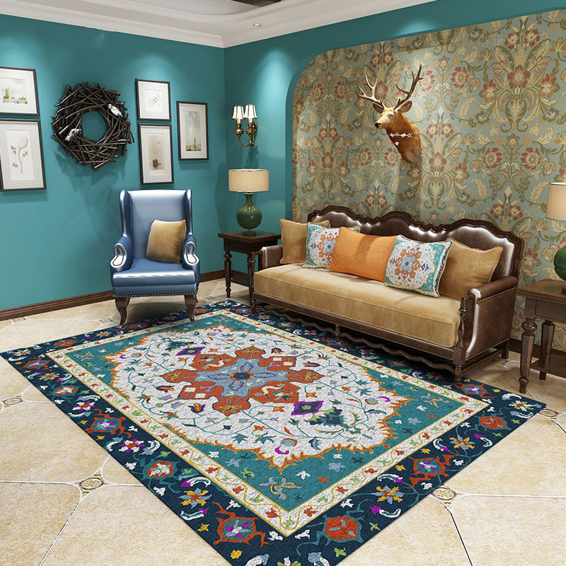 Western Living Room Rug Multicolor Tribal Printed Carpet Synthetics Non-Slip Backing Washable Indoor Rug Clearhalo 'Area Rug' 'Bohemian' 'Rugs' Rug' 2214118