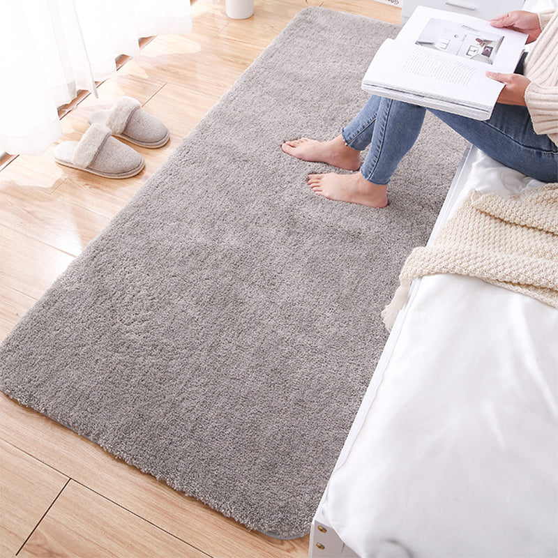 Minimalist Plain Rug Multi Color Polypropylene Area Rug Anti-Slip Machine Washable Carpet for Home Decoration Clearhalo 'Area Rug' 'Casual' 'Rugs' Rug' 2214693