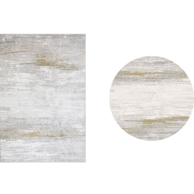 Multi-Colored Nordic Rug Polypropylene Abstract Print Indoor Rug Pet Friendly Non-Slip Carpet for Room Light Gray Clearhalo 'Area Rug' 'Rug' 2215281