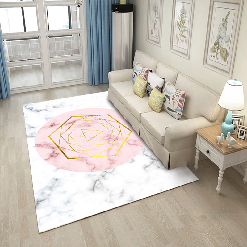 Casual Living Room Rug Multi Color Geometric Print Rug Polypropylene Non-Slip Easy Care Indoor Rug Clearhalo 'Area Rug' 'Modern' 'Rugs' Rug' 2226664