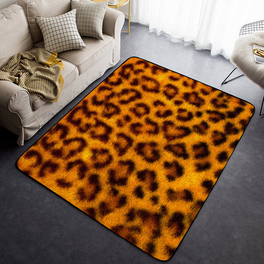 Casual Creative Rug Multi Colored Animal Fur Pattern Carpet Easy Care Machine Washable Rug for Decoration Orange Clearhalo 'Area Rug' 'Casual' 'Rugs' Rug' 2238336