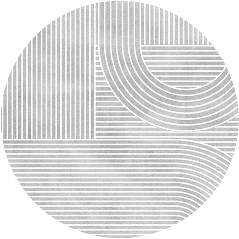 Simplicity Stripe Print Rug Multi-Color Superfine Fiber Carpet Pet Friendly Easy Care Indoor Rug for Decor Grey Clearhalo 'Area Rug' 'Rug' 2244414