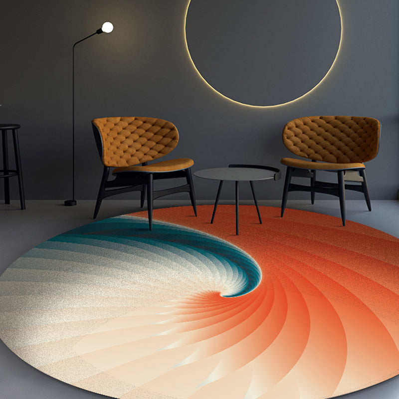 Multi Color Geometric Print Rug Polypropylene Southwestern Area Rug Anti-Slip Backing Washable Carpet for Decor Yellow-Red Clearhalo 'Area Rug' 'Rug' 2250283