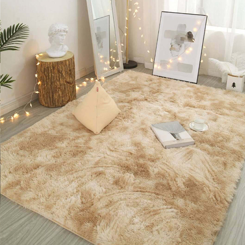 Multi Color Girls Room Rug Modern Tie Dye Rug Polyester Anti-Slip Machine Washable Stain Resistant Rug Beige Clearhalo 'Area Rug' 'Casual' 'Rugs' Rug' 2254051