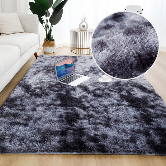 Simple Tie Dye Rug Multi Colored Plush Carpet Non-Slip Backing Pet-Friendly Washable Rug for Home Clearhalo 'Area Rug' 'Casual' 'Rugs' Rug' 2254057