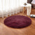 Minimalist Solid Color Rug Multi-Color Faux Wool Carpet Anti-Slip Stain Resistant Washable Rug for Bedroom Burgundy Clearhalo 'Area Rug' 'Casual' 'Rugs' Rug' 2254122