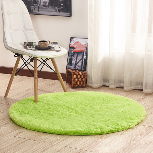 Pretty Minimalistic Rug Multicolor Solid Color Rug Machine Washable Non-Slip Pet-Friendly Rug for Home Fruit Green Clearhalo 'Area Rug' 'Casual' 'Rugs' Rug' 2254191