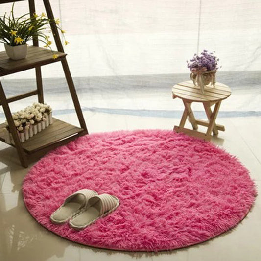 Pretty Minimalistic Rug Multicolor Solid Color Rug Machine Washable Non-Slip Pet-Friendly Rug for Home Rose Red Clearhalo 'Area Rug' 'Casual' 'Rugs' Rug' 2254195