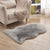 Fluffy Plain Rug Multi-Color Simplicity Rug Artificial Wool Pet-Friendly Easy Care Rug for Decor Light Gray Clearhalo 'Area Rug' 'Casual' 'Rugs' Rug' 2254199
