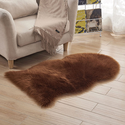 Fluffy Plain Rug Multi-Color Simplicity Rug Artificial Wool Pet-Friendly Easy Care Rug for Decor Coffee Clearhalo 'Area Rug' 'Casual' 'Rugs' Rug' 2254212