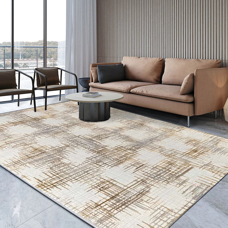 Industrial Home Area Rug Multicolor Rusty Metal Print Rug Synthetics Non-Slip Washable Stain Resistant Rug Beige 6'7" x 9'11" Clearhalo 'Area Rug' 'Rug' 2262859
