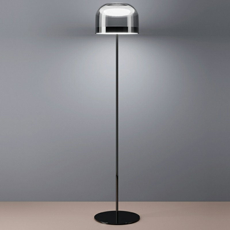 Equator Floor Lamp Designer Bowl Glass Living Room LED Standing Light for Living Room Clearhalo 'Floor Lamps' 'Lamps' Lighting' 2266085