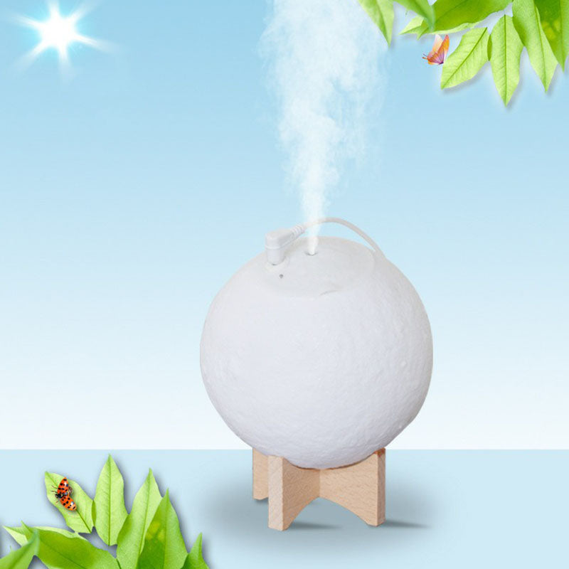 北欧クリエイティブムーン加湿器テーブルランププラスチック製1ヘッド