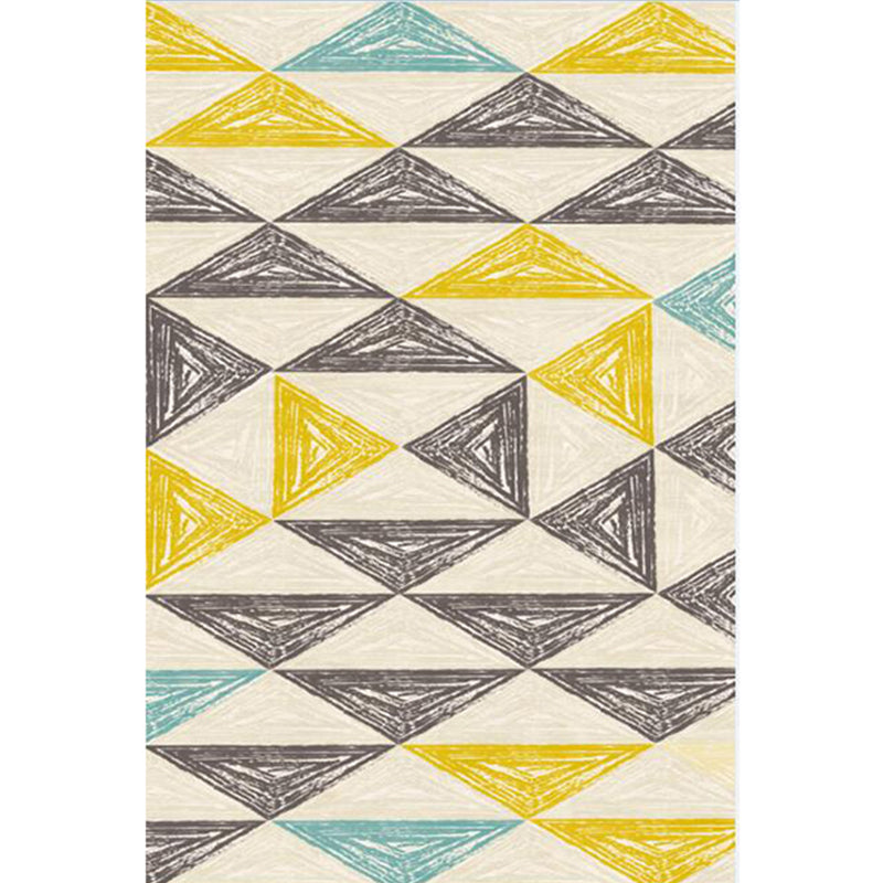 Multicolor Geo Patterned Rug Synthetics Simplicity Carpet Pet Friendly Anti-Slip Washable Area Rug for Home Decor Clearhalo 'Area Rug' 'Modern' 'Rugs' Rug' 2285474