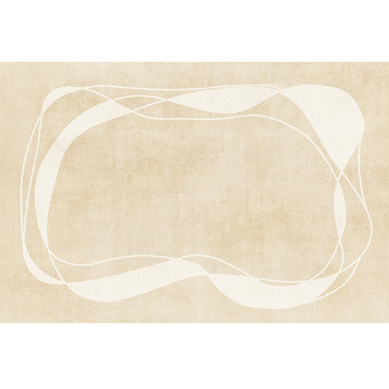 Relaxing Bedroom Rug Multi Colored Solid Color Area Carpet Polypropylene Anti-Slip Backing Indoor Rug Beige Clearhalo 'Area Rug' 'Rug' 2286283