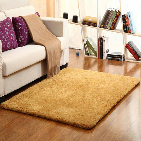 Casual Solid Color Rug Multi Colored Polypropylene Indoor Rug Non-Slip Backing Easy Care Carpet for Room Khaki Clearhalo 'Area Rug' 'Casual' 'Rugs' Rug' 2288098