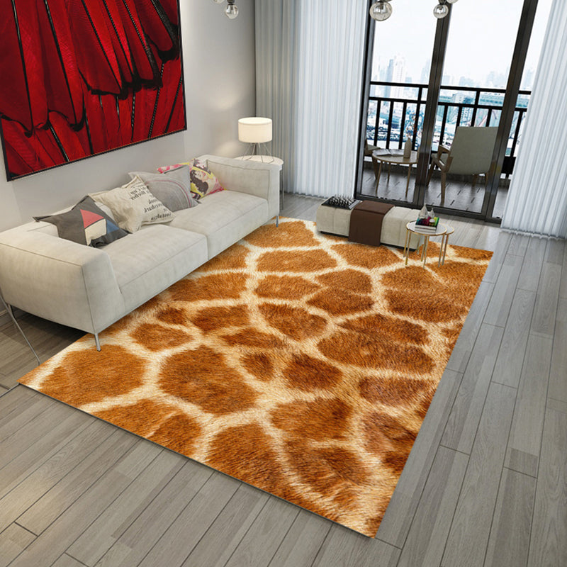 Designer Living Room Rug Multicolor Animal Skin Printed Indoor Rug Non-Slip Washable Carpet Clearhalo 'Area Rug' 'Casual' 'Rugs' Rug' 2295855