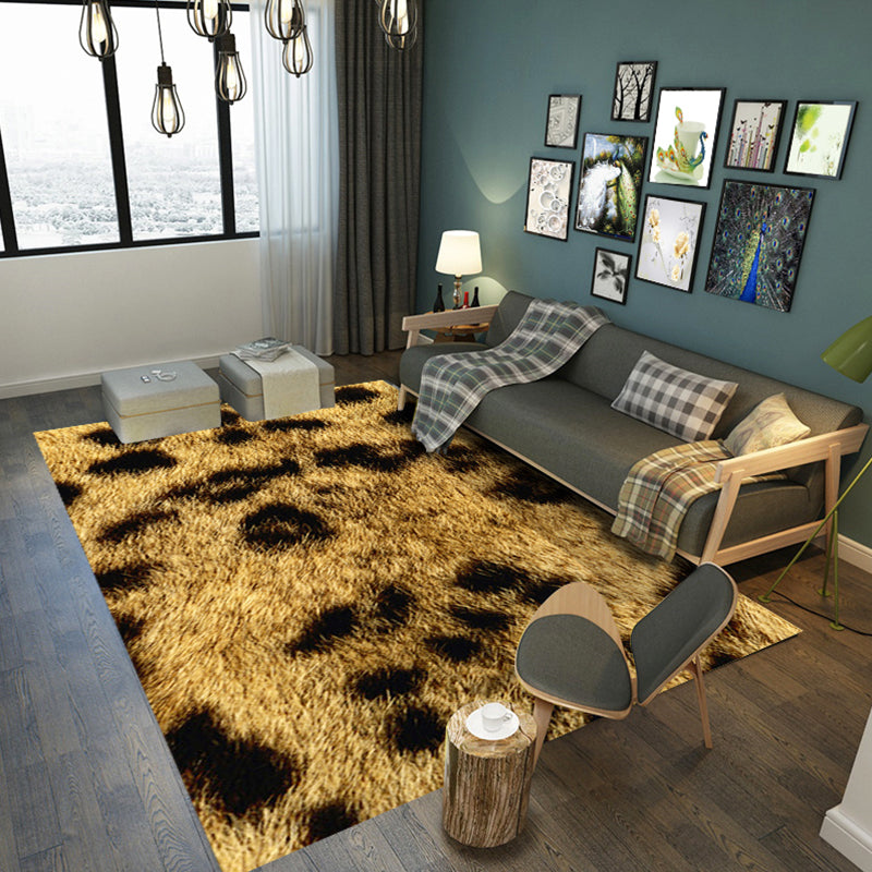 Designer Living Room Rug Multicolor Animal Skin Printed Indoor Rug Non-Slip Washable Carpet Tan Clearhalo 'Area Rug' 'Casual' 'Rugs' Rug' 2295864